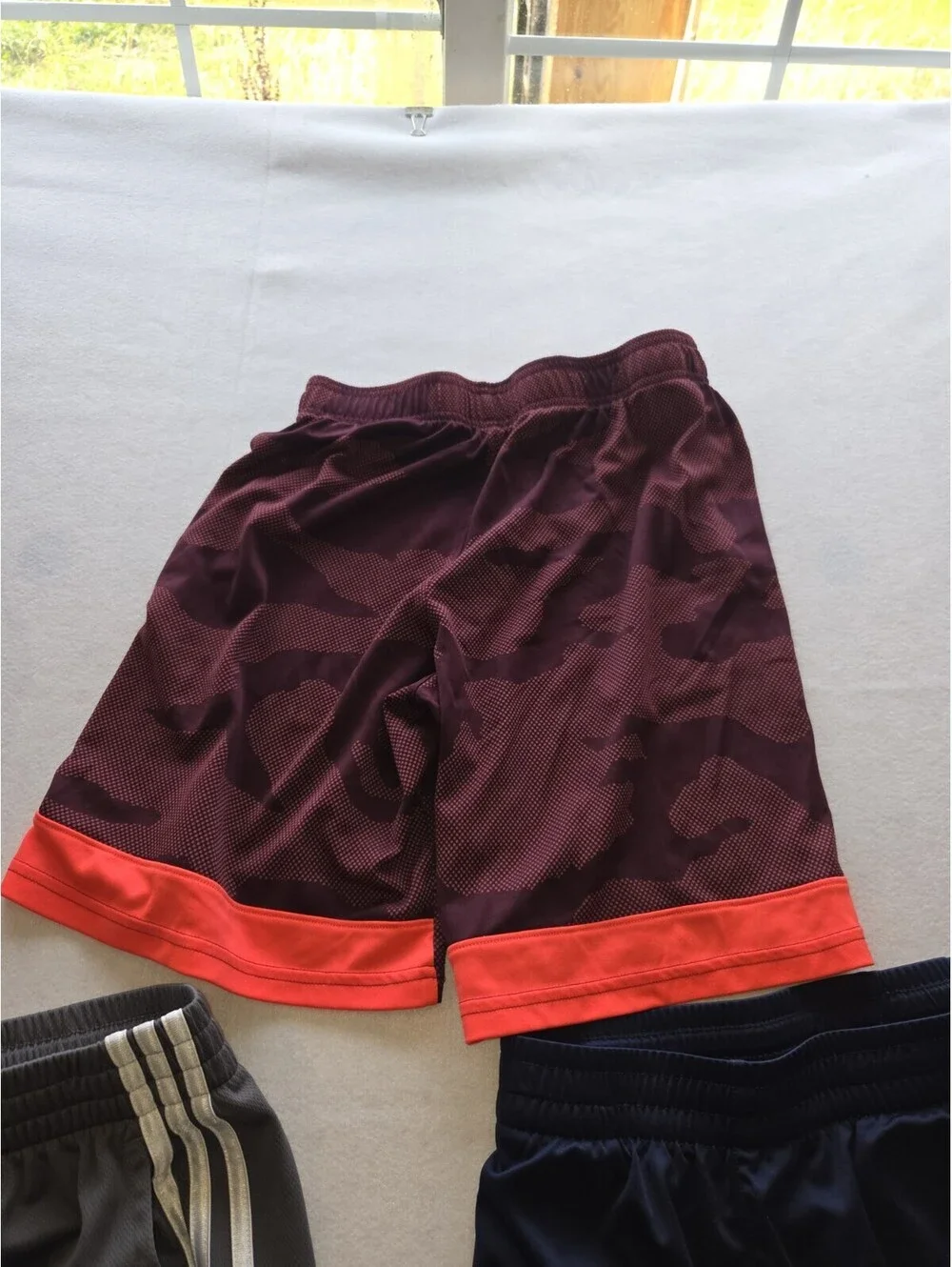 Lot of 5 Boys Youth Athletic Shorts Size M Adidas And Misc Brands CB2 0023
